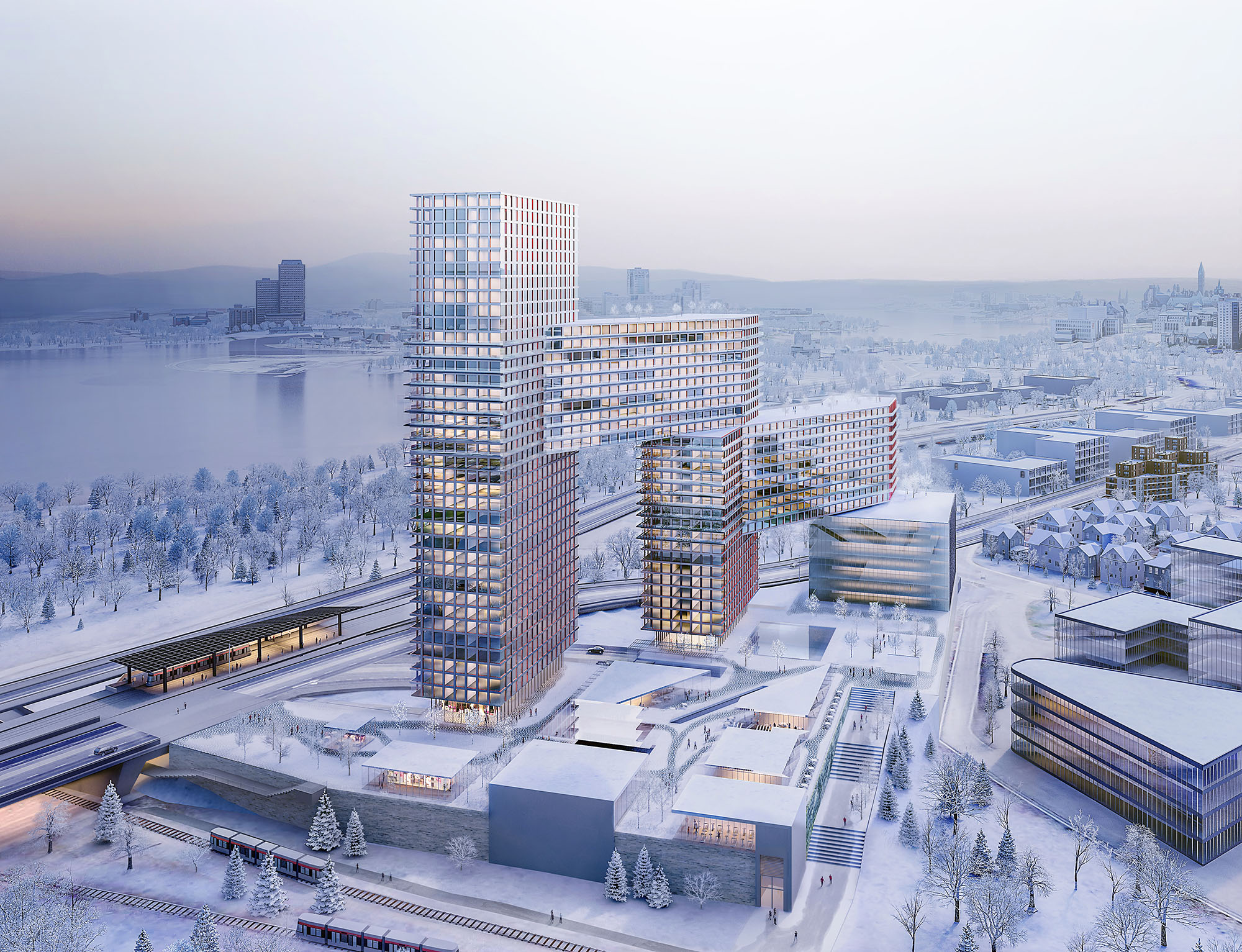 rendering Calgary Snow
