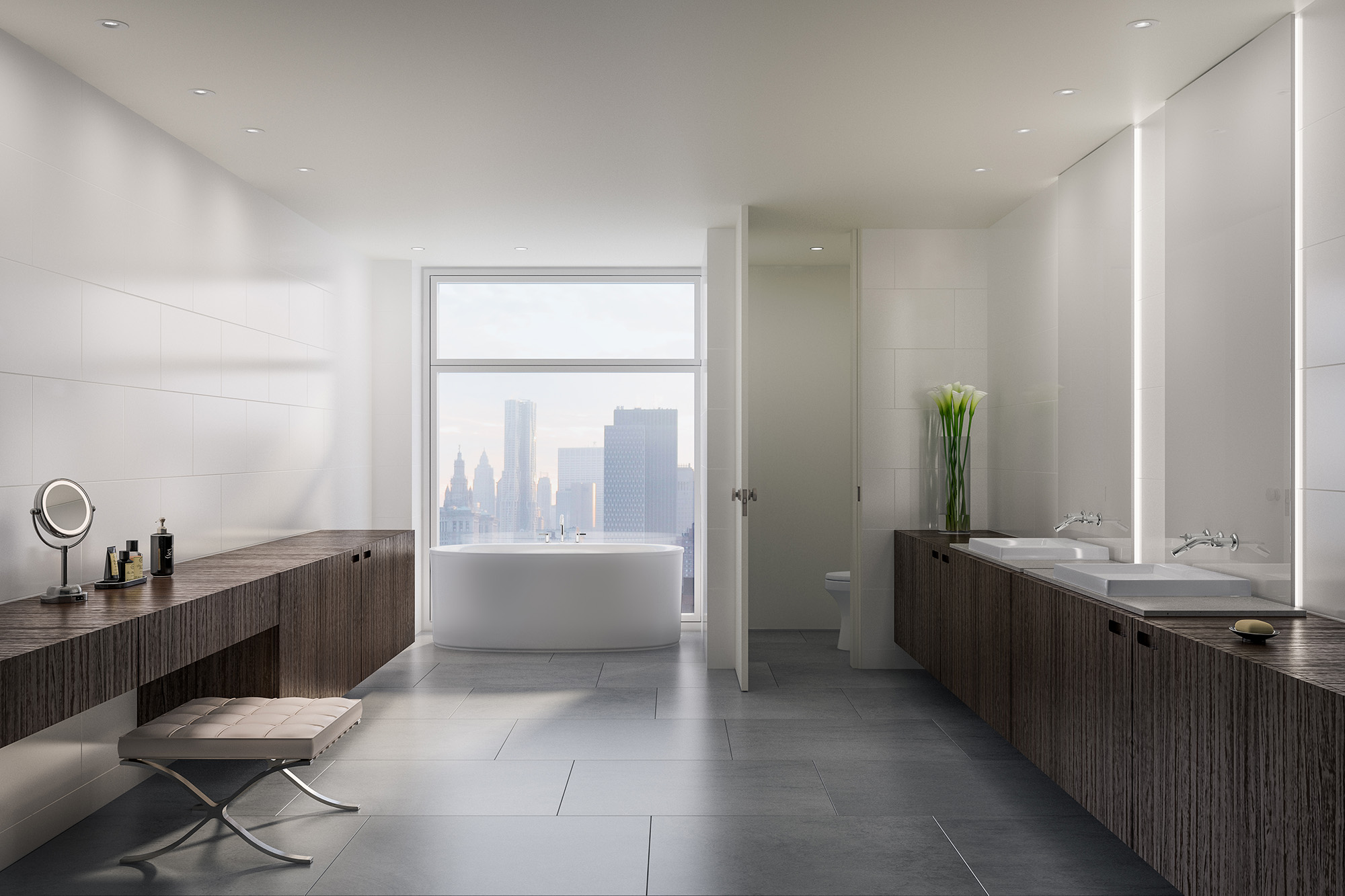 Rendering New York Bathroom
