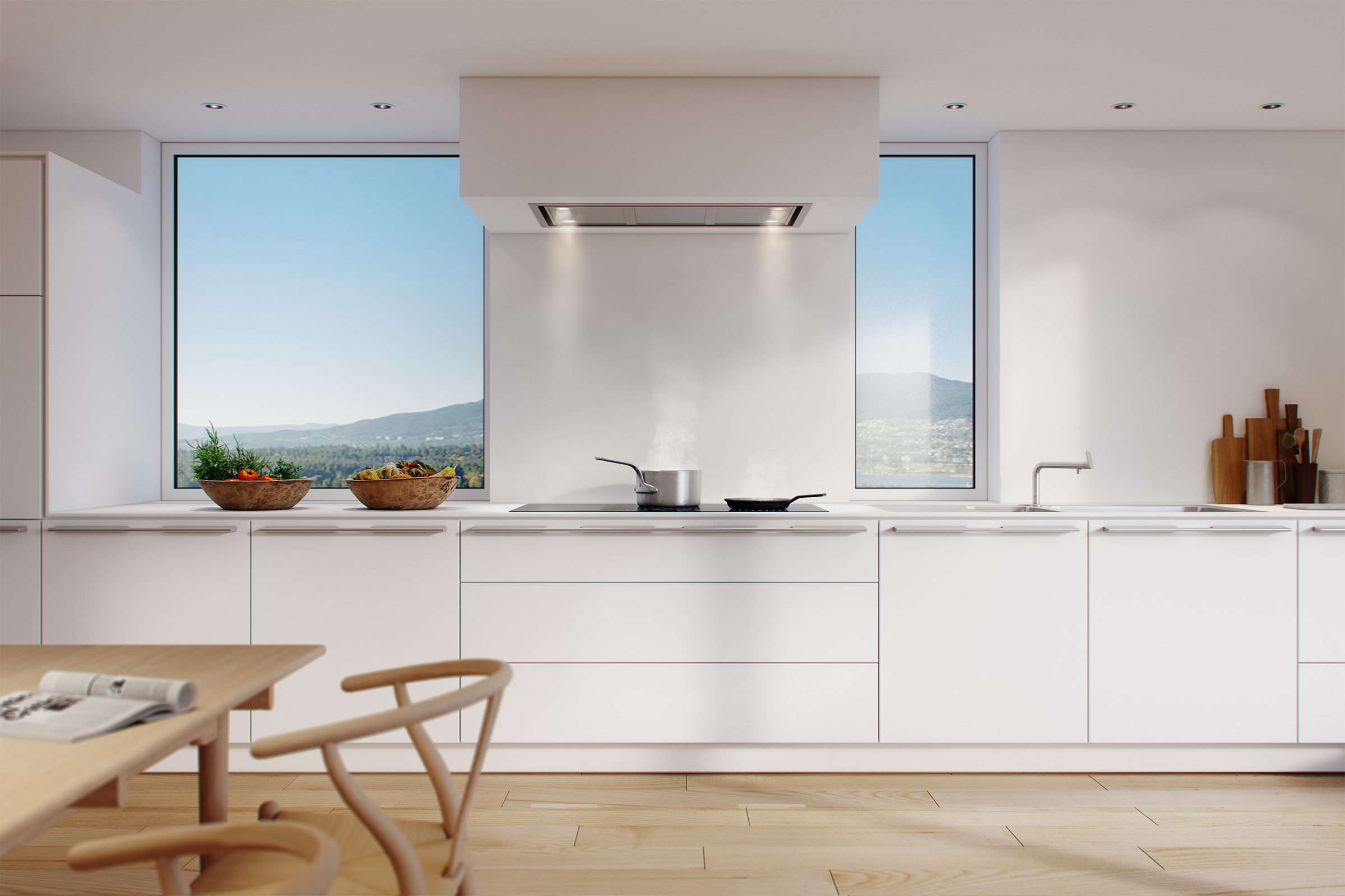 Modern Kitchen Rendering